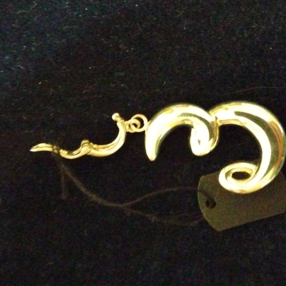 Sterling Silver "E" initial pendant NWOT - Picture 2 of 6